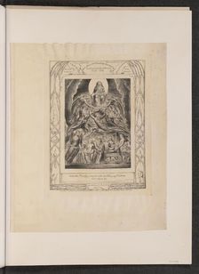 Satan Before the Throne of God, 1825. Creator: William Blake