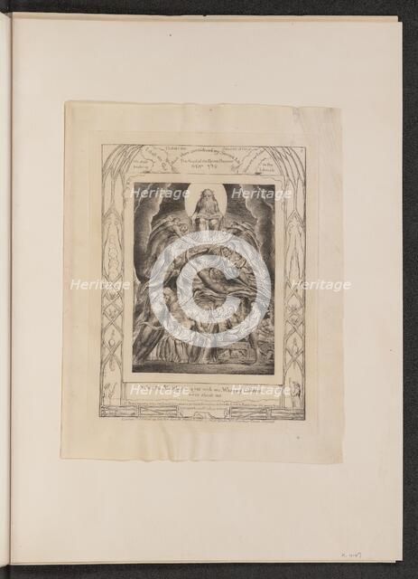 Satan Before the Throne of God, 1825. Creator: William Blake.