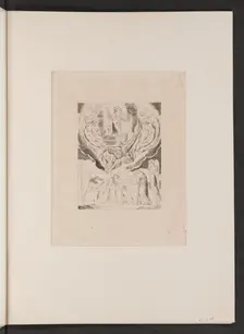 Satan Going Forth from the Presence of the Lord, 1825. Creator: William Blake