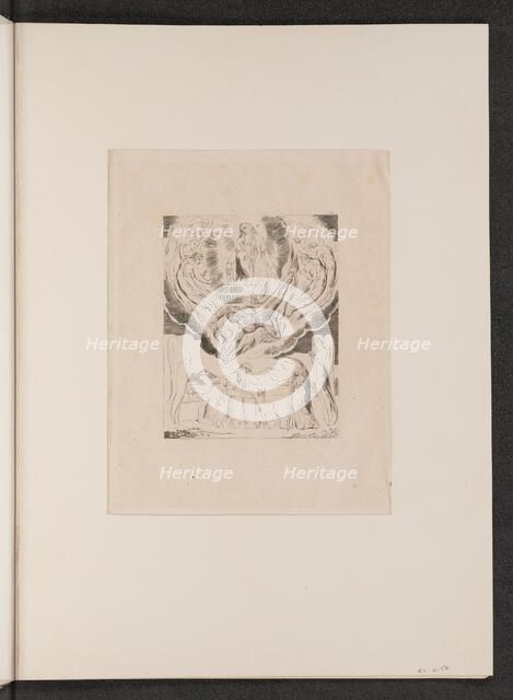 Satan Going Forth from the Presence of the Lord, 1825. Creator: William Blake.