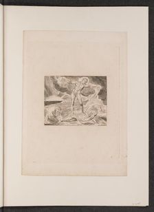 Satan Smiting Job with Boils, 1825. Creator: William Blake