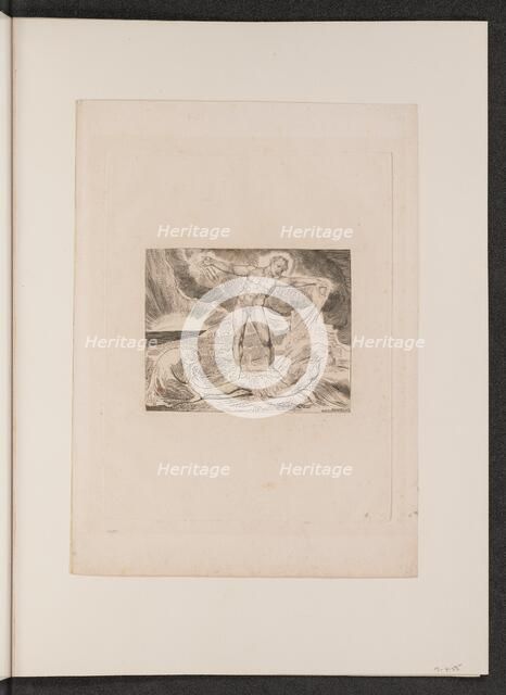 Satan Smiting Job with Boils, 1825. Creator: William Blake.