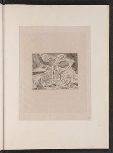 Satan Smiting Job with Boils, 1825. Creator: William Blake