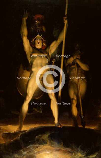 Satan summoning his Legions, 1796-97. Creator: Thomas Lawrence.