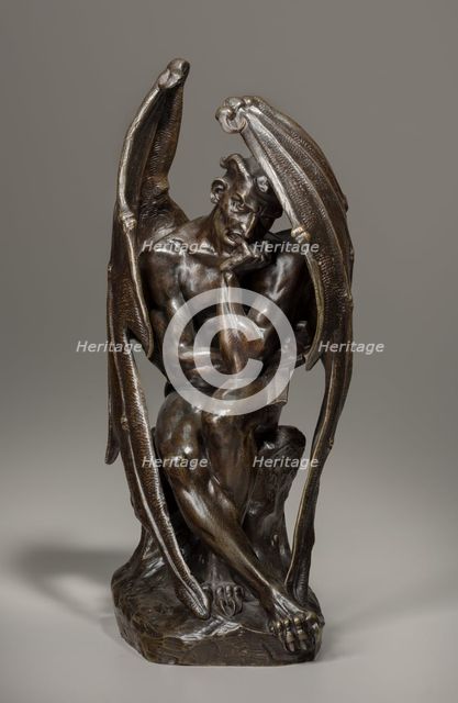 Satan Surveying The Fallen Angels, c1790. Creator: Jean-Jacques Feuchere.