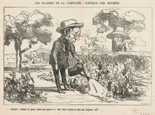 Satanées salades ..., 19th century. Creator: Honore Daumier