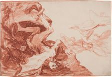 Satan's desperation, 1816-1818. Creator: Goya, Francisco, de (1746-1828)