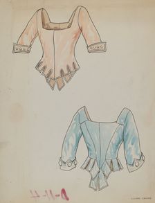 Satin Bodice, c. 1938. Creator: Lillian Causey