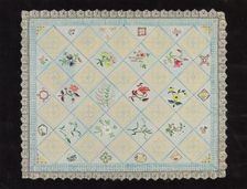 Satin Bedspread, c. 1936. Creator: Sebastian Simonet