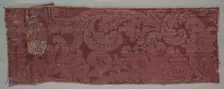 Satin Textile, late 1600s. Creator: Unknown
