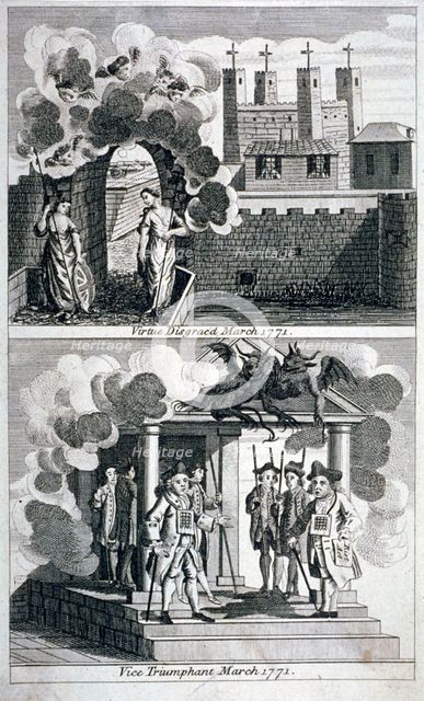 Satire, 1771. Artist: Anon