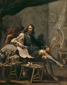 Satire on a Nobleman in Misery, between 1719 and 1725. Creator: Alessandro Magnasco