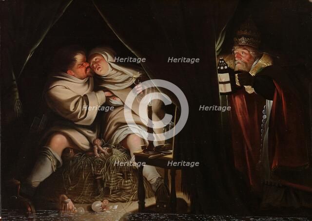 Satire on Celibacy, c.1600-c.1649. Creator: Anon.