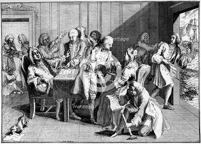 Satire on Walpole, 1738, (1910). Artist: Unknown