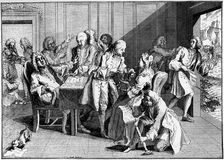 Satire on Walpole, 1738, (1910)