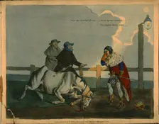Satirical cartoon of King Richard III, c1823. Creator: Unknown