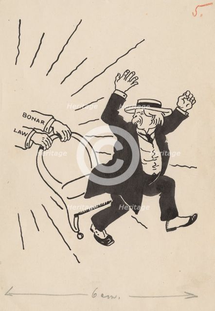Satirical Drawing V. Drawing for a Humorous Magazine, around 1940. Creator: Andrej Kovacik.