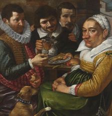 Satirical Genre Scene, 1st half of 17th century. Creator: Unknown