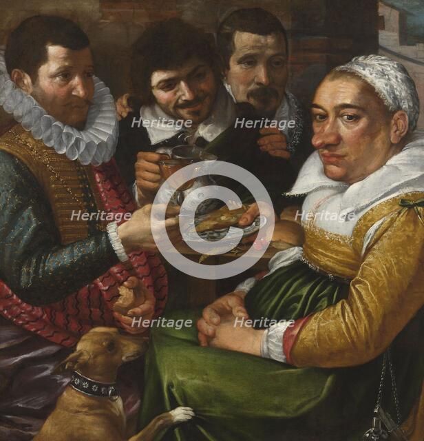 Satirical Genre Scene, 1st half of 17th century. Creator: Unknown.