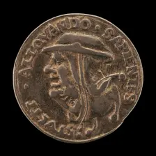Satirical Head of a Cardinal [reverse], c. 1540. Creator: Unknown