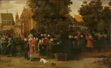 Satirical Show on Dutch Politics around 1619, c.1619-c.1620. Creator: Follower of Adriaen Pietersz van de Venne