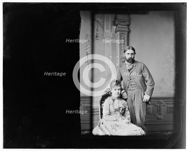 Satoris, Mr. & Mrs. (Nellie Grant), between 1865 and 1880. Creator: Unknown.
