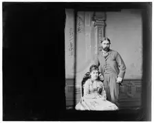 Satoris, Mr. & Mrs. (Nellie Grant), between 1865 and 1880. Creator: Unknown