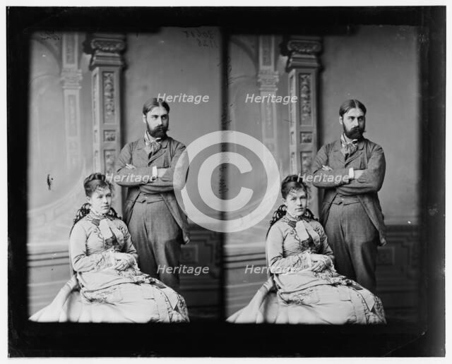 Satoris, Mr. & Mrs. (Nellie Grant), between 1865 and 1880. Creator: Unknown.
