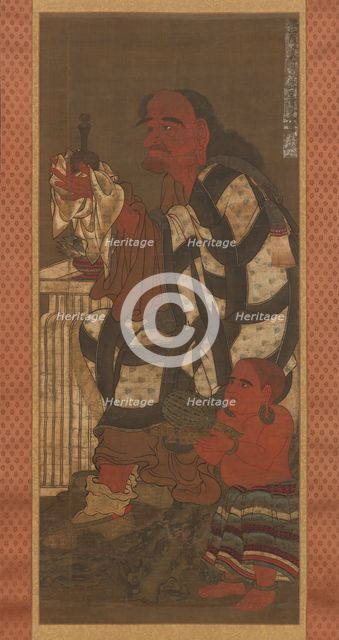 Satsubari, the Second of the Sixteen Arhats, late 14th century. Creator: Unknown.