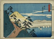Satta Peak in Suruga Province (Suruga Satta mine), from the series "Thirty-six Views of..., 1852. Creator: Ando Hiroshige