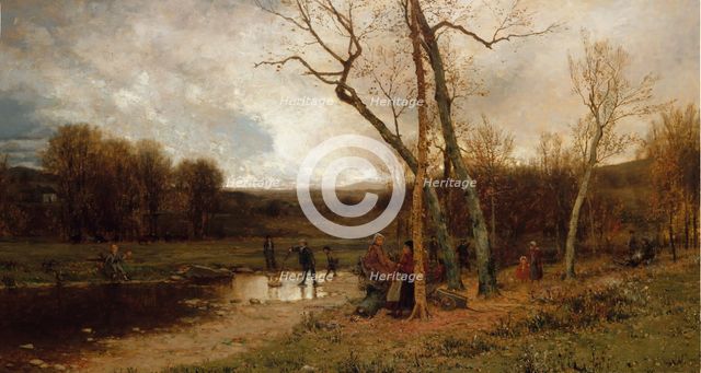 Saturday Afternoon, 1875. Creator: Jervis McEntee.
