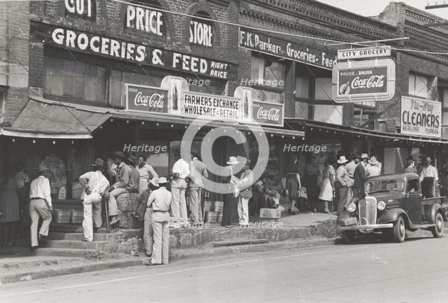 Saturday afternoon- San Augustine, Texas, 1939. Creator: Russell Lee.