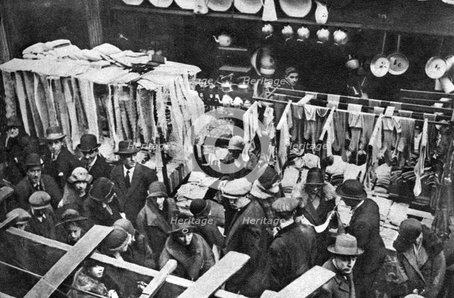 Saturday at Berwick Street Market, Soho, London, 1926-1927. Artist: Unknown