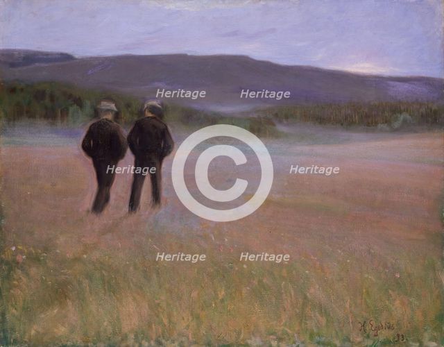 Saturday Evening, 1893. Creator: Halfdan Egedius.