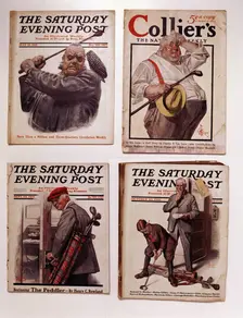 Saturday Evening Post and Collier's magazine covers, American, 1911-23. Creator: Unknown