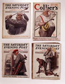 Saturday Evening Post and Collier's magazine covers, American, 1911-23
