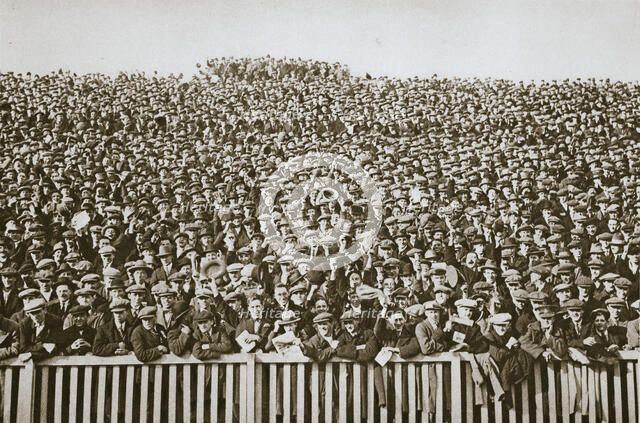 Saturday football crowd, 20th century. Artist: Unknown