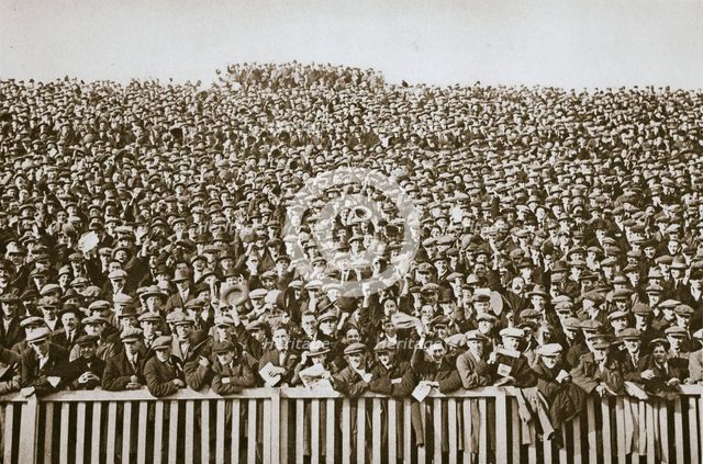 Saturday football crowd, 20th century.  Creator: Unknown.