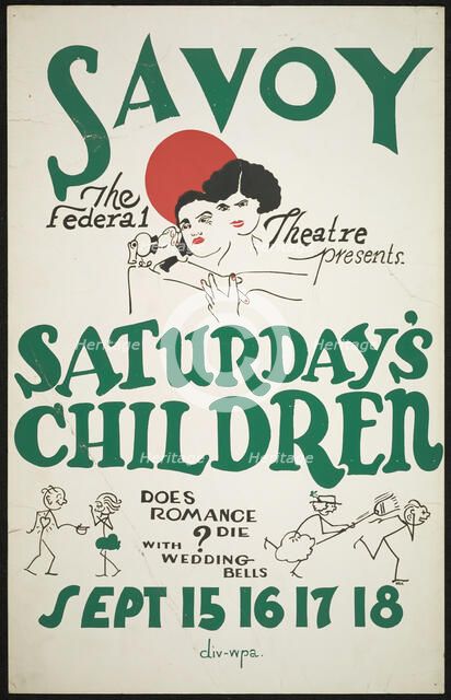 Saturday's Children, San Diego, 1937. Creator: Unknown.