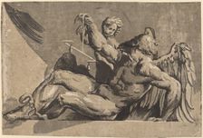 Saturn, 1525/1530. Creator: Giuseppe Nicola Rossigliani