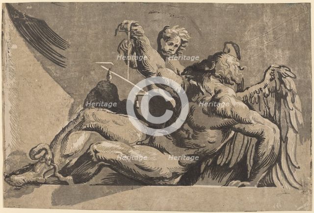 Saturn, 1525/1530. Creator: Giuseppe Nicola Rossigliani.