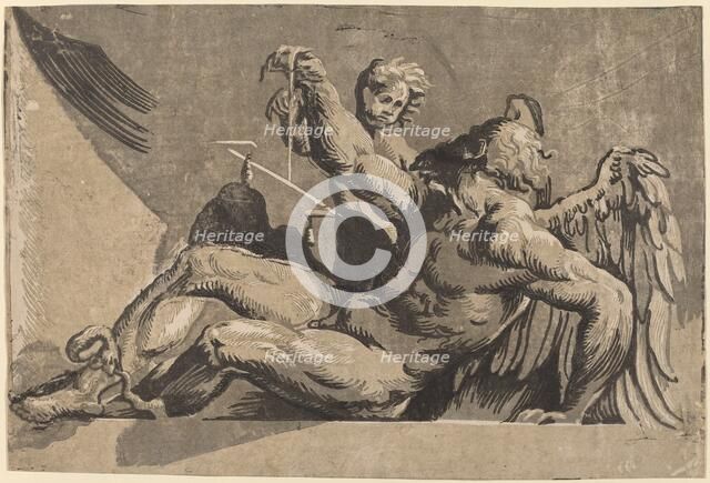 Saturn, 1525/1530. Creator: Giuseppe Nicola Rossigliani.