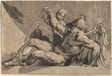 Saturn, 1525/1530. Creator: Giuseppe Nicola Rossigliani