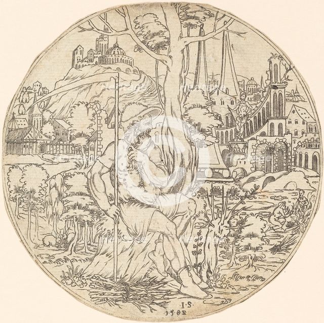 Saturn, 1582. Creator: Master I.S..