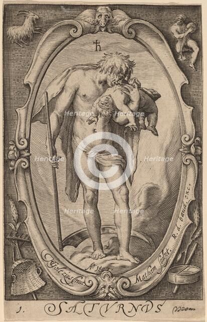 Saturn, 1597. Creator: Jacob Matham.