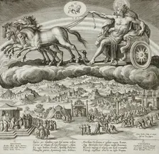 Saturn, c1585. Creator: Johann Sadeler I
