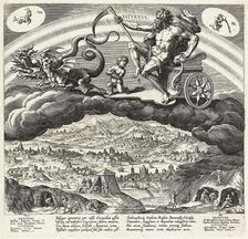 Saturn. (Planetarum effectus et eorum in signis zodiaci), 1585. Creator: Sadeler, Jan (Johannes), the Elder (1550-1600)