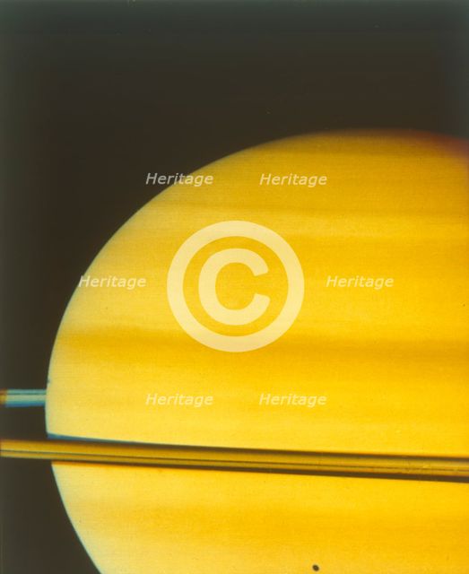 Saturn's cloud deck. Creator: NASA.