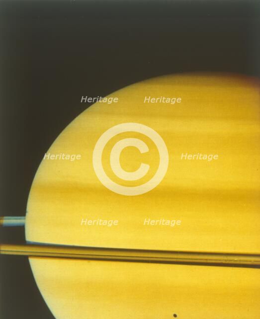 Saturn's cloud deck. Creator: NASA.