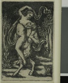 Satyr Carrying a Nymph, 1490/1500. Creator: Unknown